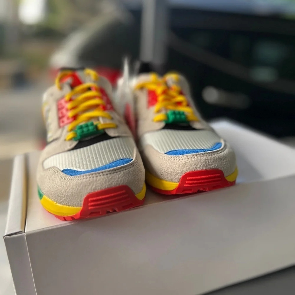Adidas LEGO x ZX 8000 'A-ZX Series - Mixed Blocks' Size 8.5 NIB - Picture 9 of 15